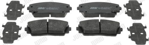 Jurid 573420J - Brake Pad Set, disc brake autospares.lv