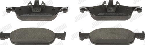 Jurid 573696J - Brake Pad Set, disc brake autospares.lv