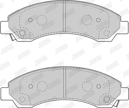 Jurid 573669J - Brake Pad Set, disc brake autospares.lv