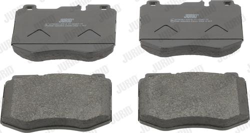 Jurid 573608J - Brake Pad Set, disc brake autospares.lv