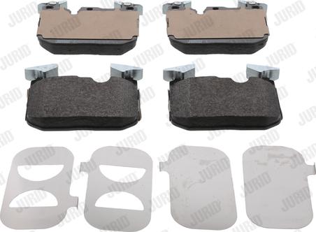 Jurid 573602J - Brake Pad Set, disc brake autospares.lv