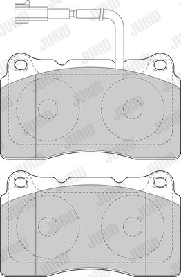 Jurid 573637J - Brake Pad Set, disc brake autospares.lv