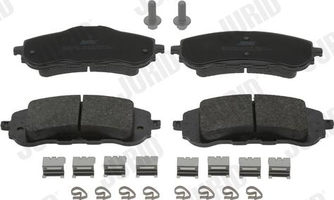 Jurid 573620J - Brake Pad Set, disc brake autospares.lv