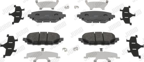 Jurid 573677J - Brake Pad Set, disc brake autospares.lv