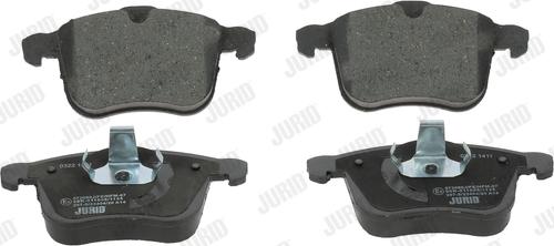 Jurid 573090J - Brake Pad Set, disc brake autospares.lv