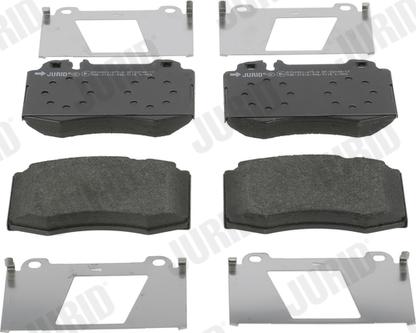 Jurid 573092J - Brake Pad Set, disc brake autospares.lv