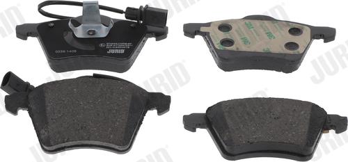 Jurid 573045J - Brake Pad Set, disc brake autospares.lv