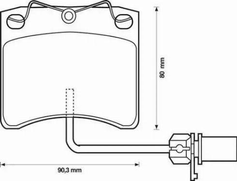 Jurid 573046J-AS - Brake Pad Set, disc brake autospares.lv