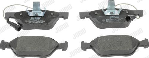 Jurid 573042J - Brake Pad Set, disc brake autospares.lv