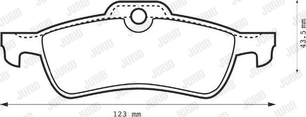 Jurid 573056JC - Brake Pad Set, disc brake autospares.lv