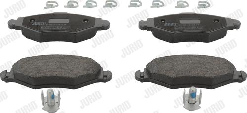Jurid 573051J - Brake Pad Set, disc brake autospares.lv