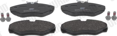 Jurid 573058J - Brake Pad Set, disc brake autospares.lv