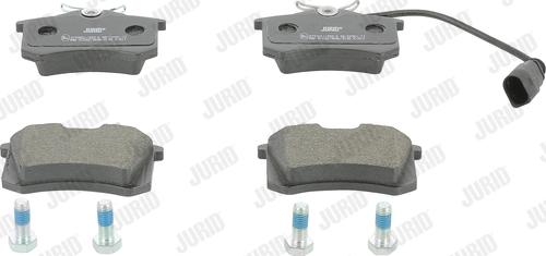 Jurid 573065J - Brake Pad Set, disc brake autospares.lv