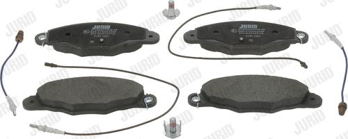 Jurid 573004J - Brake Pad Set, disc brake autospares.lv