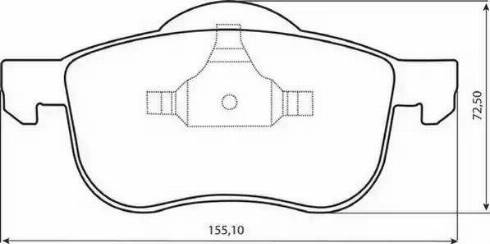 Jurid 573003J-AS - Brake Pad Set, disc brake autospares.lv