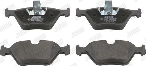 Jurid 573002J - Brake Pad Set, disc brake autospares.lv