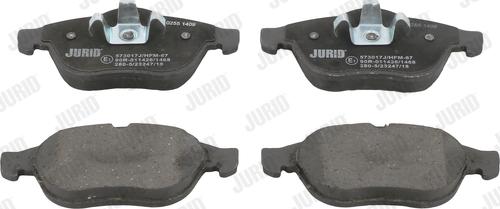 Jurid 573017J - Brake Pad Set, disc brake autospares.lv