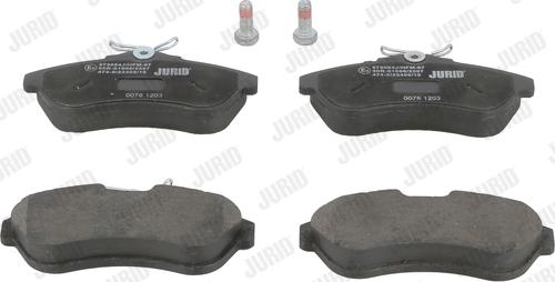 Jurid 573084J - Brake Pad Set, disc brake autospares.lv