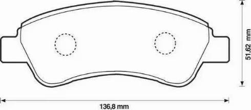 Jurid 573030J-AS - Brake Pad Set, disc brake autospares.lv