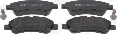 Jurid 573030J - Brake Pad Set, disc brake autospares.lv