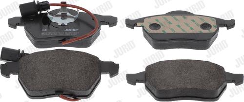 Jurid 573037J - Brake Pad Set, disc brake autospares.lv