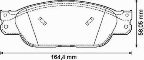 Jurid 573023J-AS - Brake Pad Set, disc brake autospares.lv