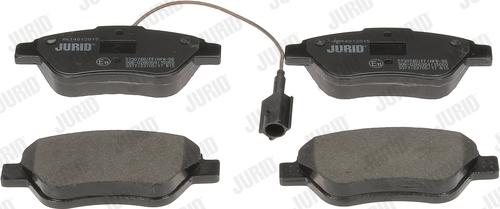 Jurid 573074D - Brake Pad Set, disc brake autospares.lv