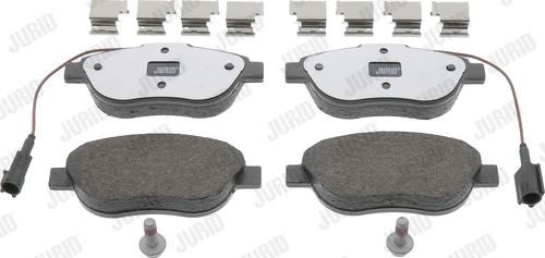 Jurid 573075J - Brake Pad Set, disc brake autospares.lv