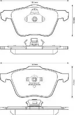 Jurid 573142J-AS - Brake Pad Set, disc brake autospares.lv