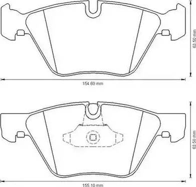 Jurid 573151J-AS - Brake Pad Set, disc brake autospares.lv