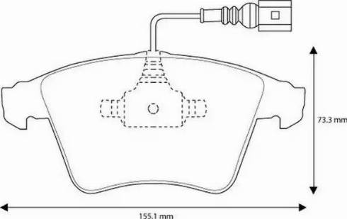 Jurid 573160J-AS - Brake Pad Set, disc brake autospares.lv