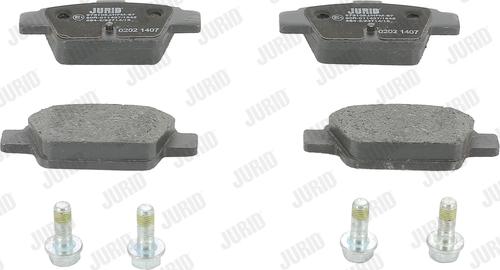 Jurid 573105J - Brake Pad Set, disc brake autospares.lv