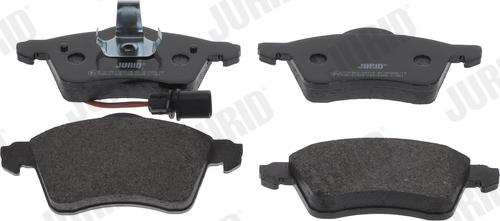 Jurid 573106J - Brake Pad Set, disc brake autospares.lv