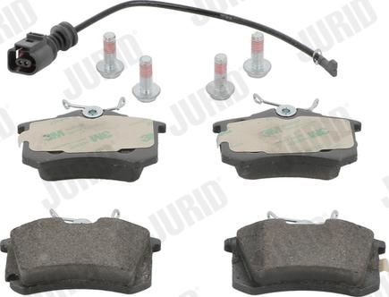 Jurid 573112J - Brake Pad Set, disc brake autospares.lv