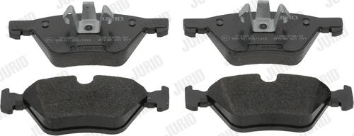 Jurid 573187JC - Brake Pad Set, disc brake autospares.lv