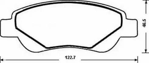 Jurid 573135J-AS - Brake Pad Set, disc brake autospares.lv