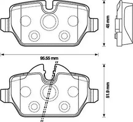 Jurid 573136J-AS - Brake Pad Set, disc brake autospares.lv