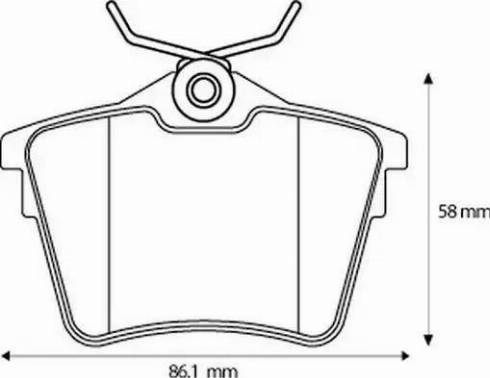 Jurid 573133J-AS - Brake Pad Set, disc brake autospares.lv