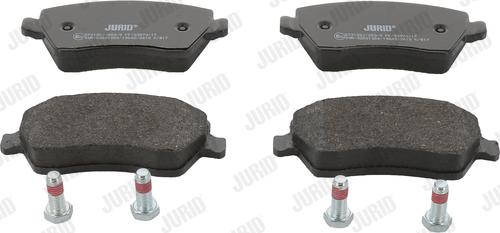 Jurid 573125J - Brake Pad Set, disc brake autospares.lv