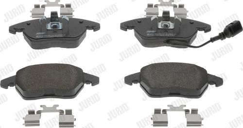 Jurid 573128D - Brake Pad Set, disc brake autospares.lv