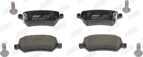 Jurid 573122D - Brake Pad Set, disc brake autospares.lv