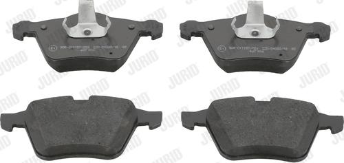 Jurid 573179J - Brake Pad Set, disc brake autospares.lv