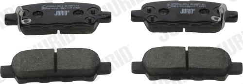 Jurid 573890J - Brake Pad Set, disc brake autospares.lv