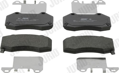 Jurid 573850J - Brake Pad Set, disc brake autospares.lv