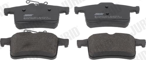 Jurid 573800J - Brake Pad Set, disc brake autospares.lv