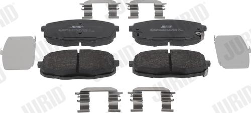 Jurid 573813J - Brake Pad Set, disc brake autospares.lv