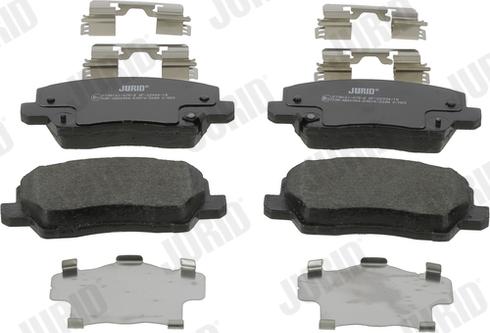 Jurid 573812J - Brake Pad Set, disc brake autospares.lv