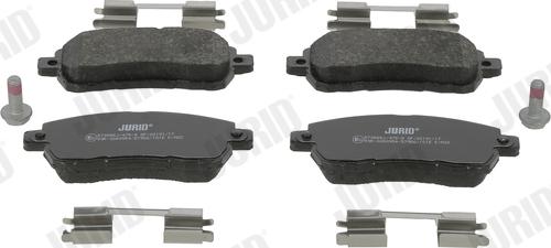 Jurid 573885J - Brake Pad Set, disc brake autospares.lv