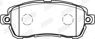 Jurid 573885J - Brake Pad Set, disc brake autospares.lv