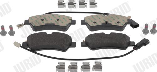 Jurid 573836J - Brake Pad Set, disc brake autospares.lv